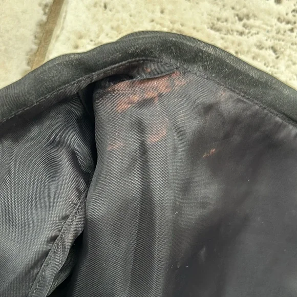 Vintage silk abs evening dress size 8 - Picture 12 of 13